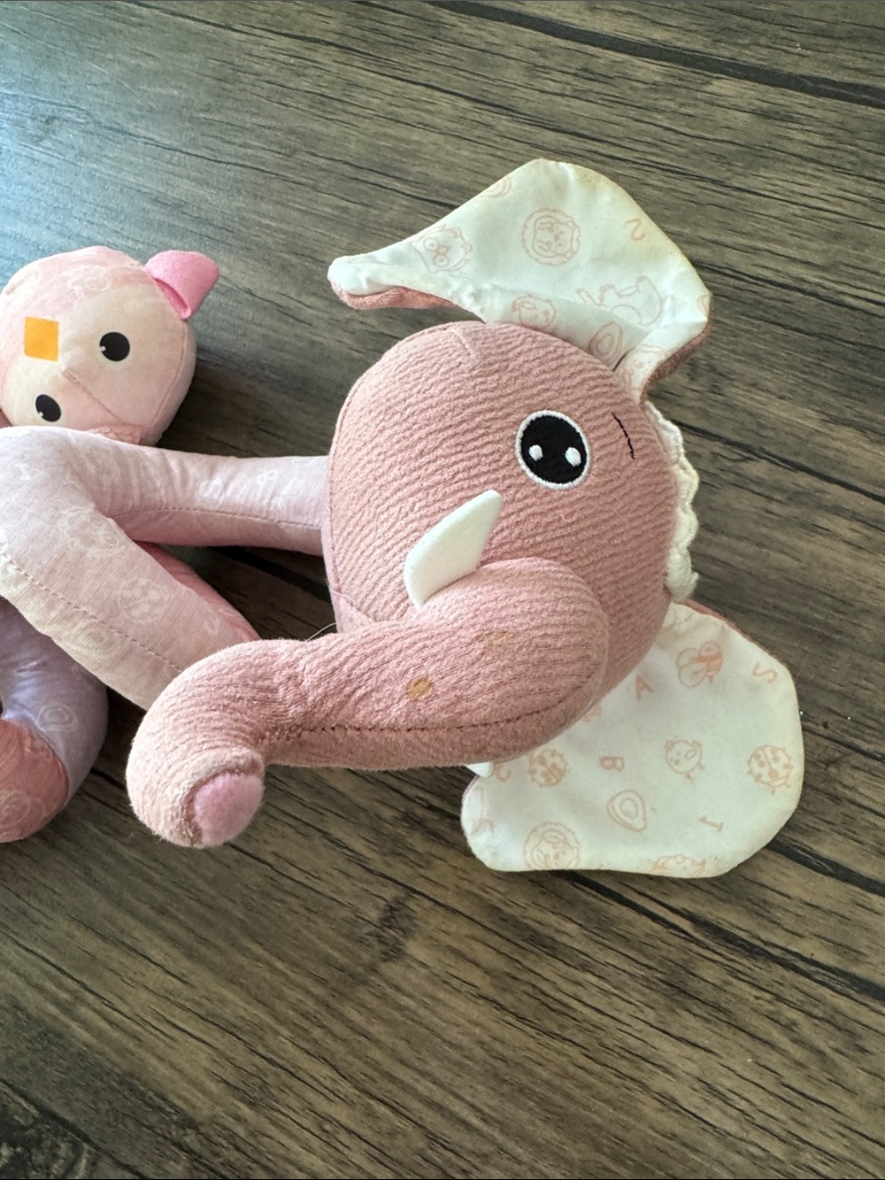 Plush Pink Elephant Soft Toy for Kids - Comfort Cuddly Companion